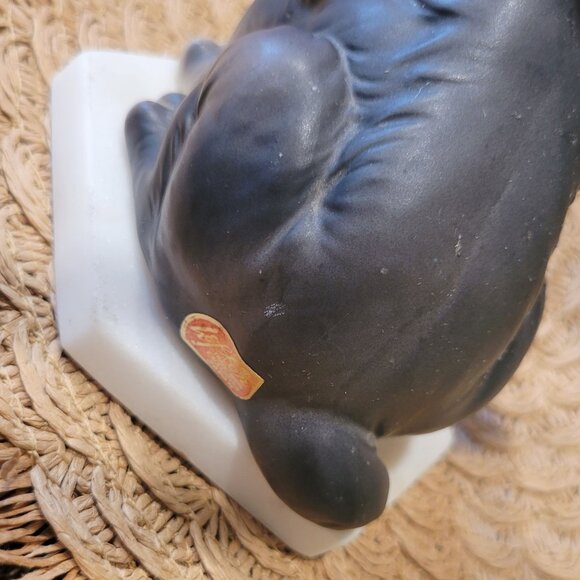 Vintage Kitschy Ceramic Scottish Terrier Figurine Bank - Picture 4 of 6